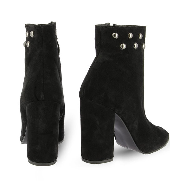 Womens Suede Leather Ankle Boots Parex