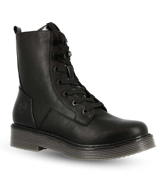 Ankle Boots Bugatti Neria Schwarz Damen Women's Biker Boots