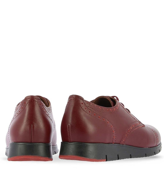 Womens Leather Lace-up Oxfords Parex